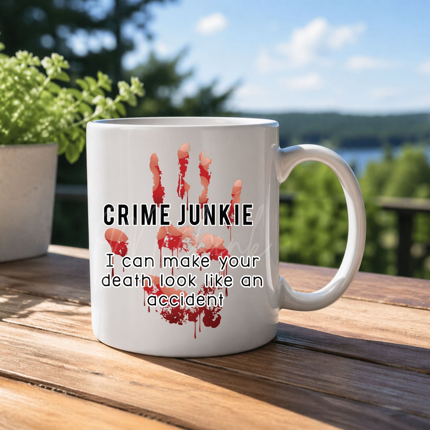 Crime Junkie 8cm UVDTF Decal