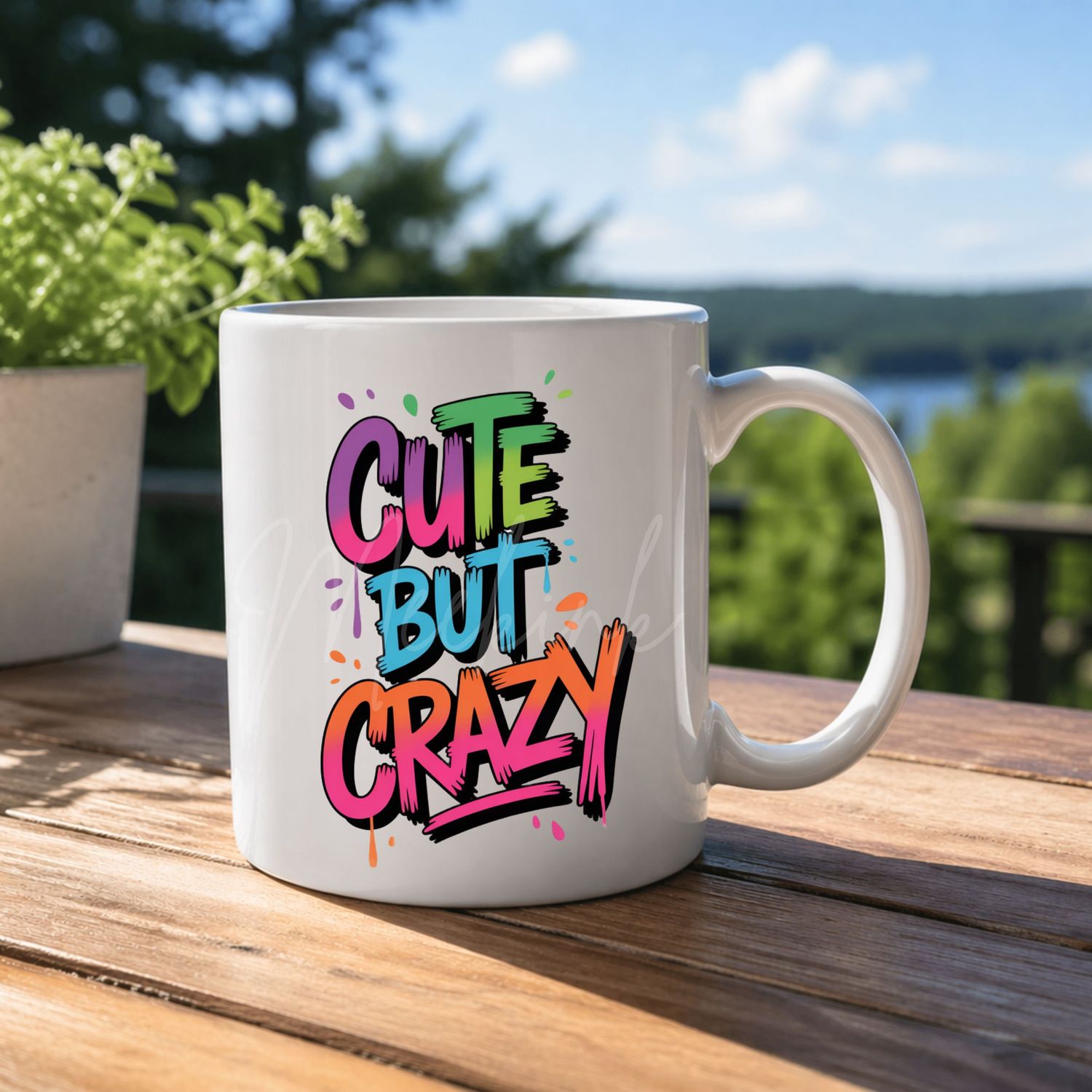 Cute But Crazy 8cm UVDTF Decal