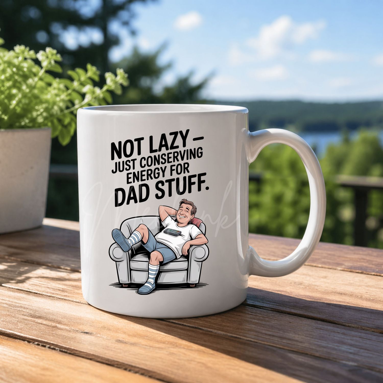 Not Lazy 8cm UVDTF Decal