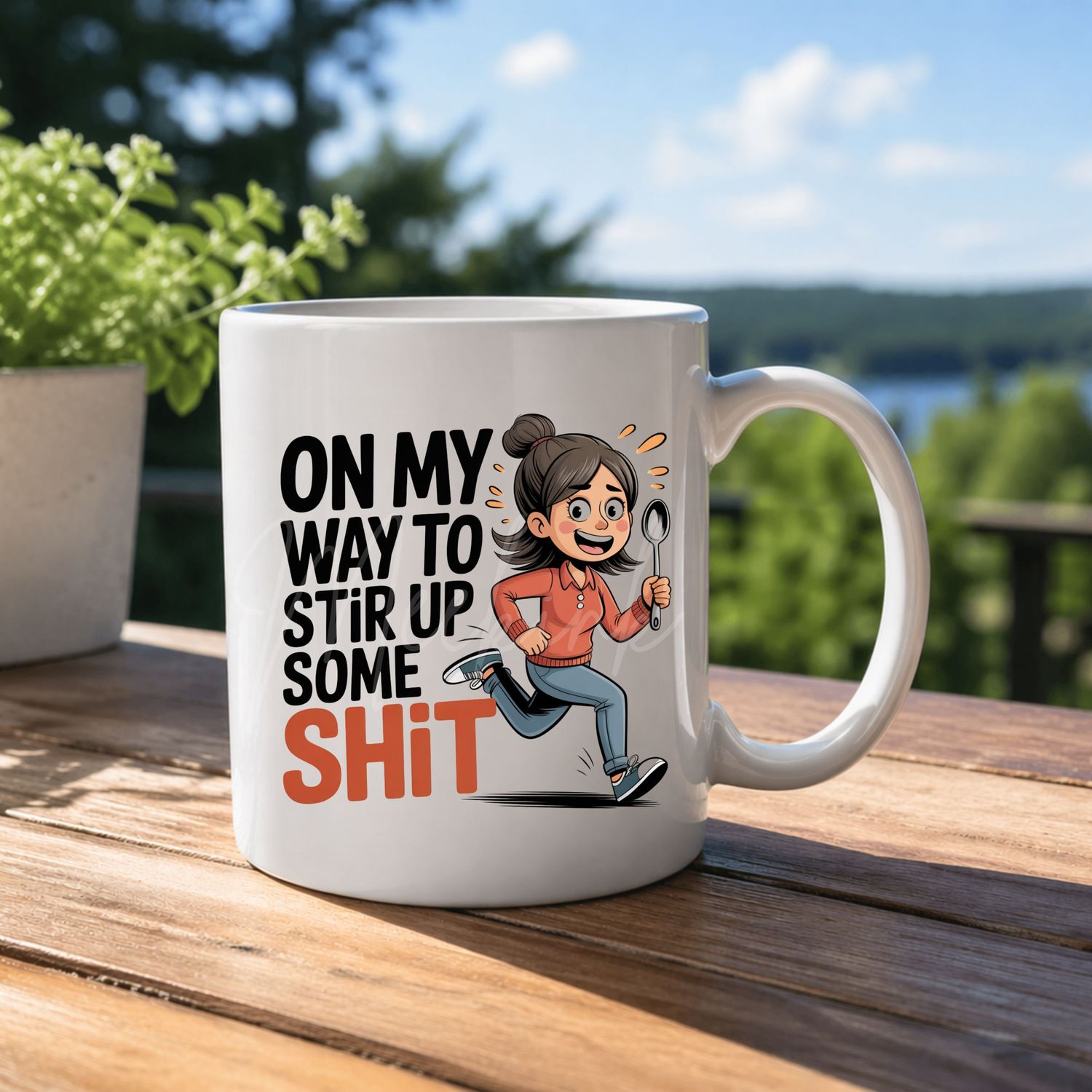 Stir Up Sh*t 8cm UVDTF Decal