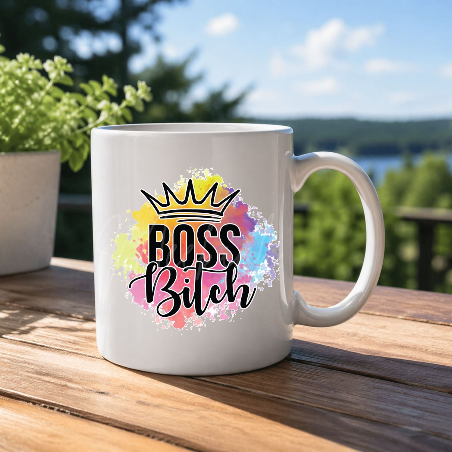 Boss Bi*ch 8cm UVDTF Decal