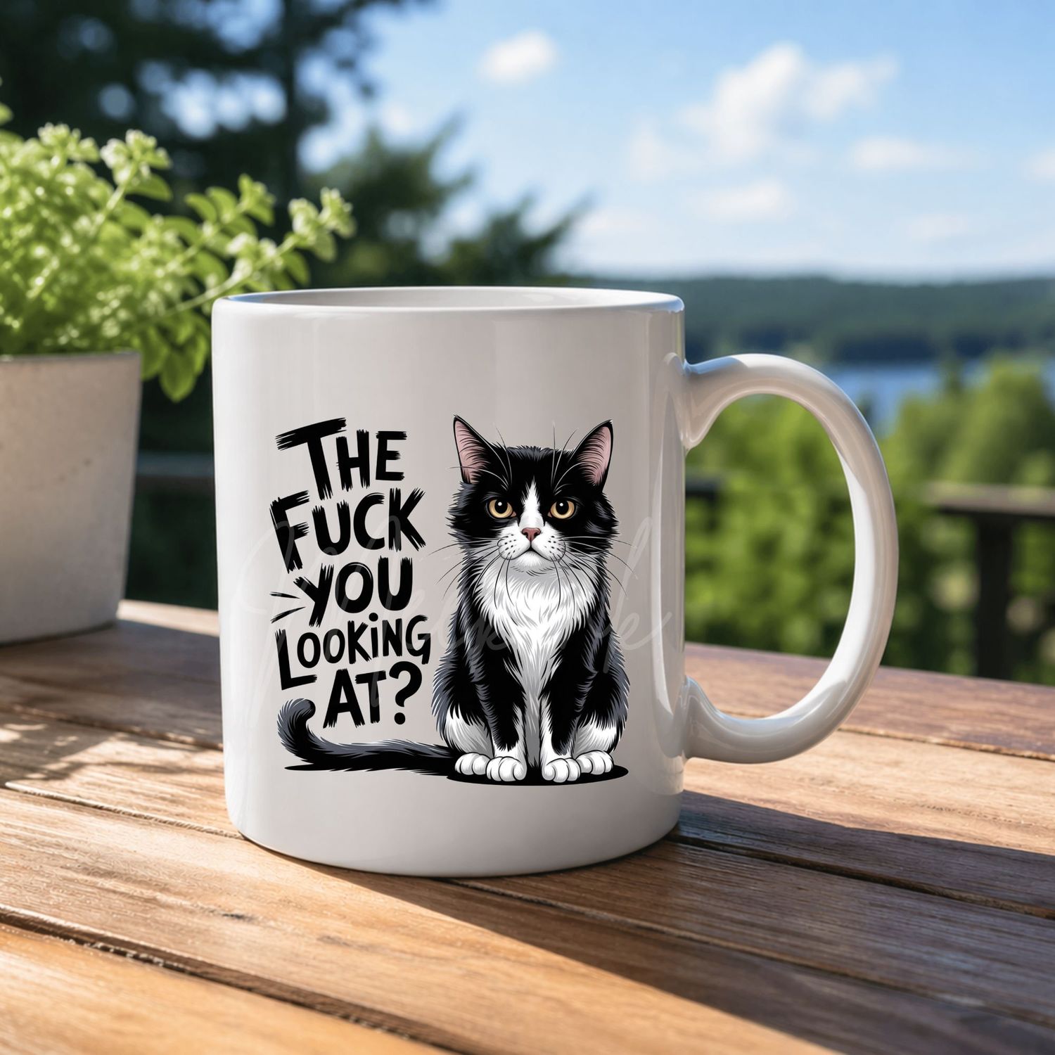 Looking At8cm UVDTF Decal