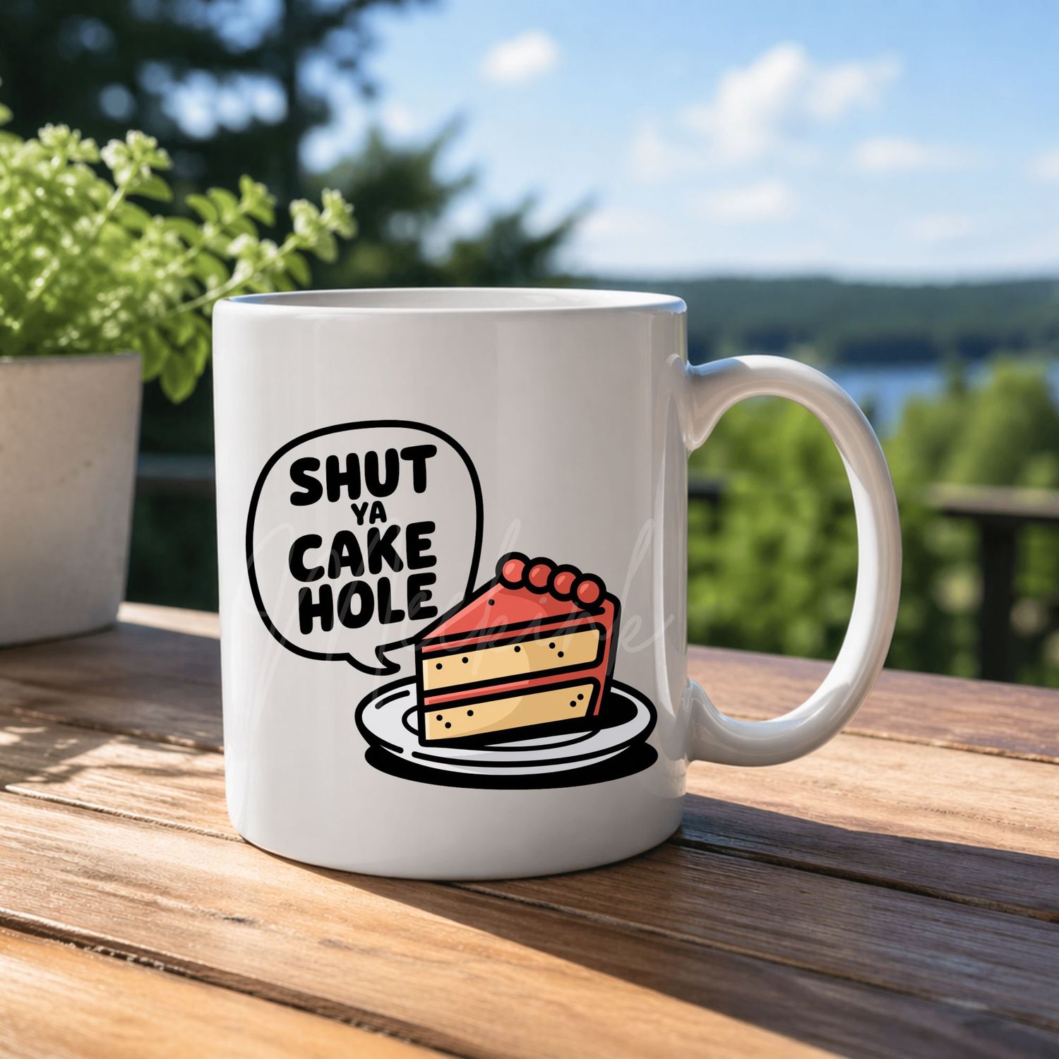 Cake Hole 8cm UVDTF Decal