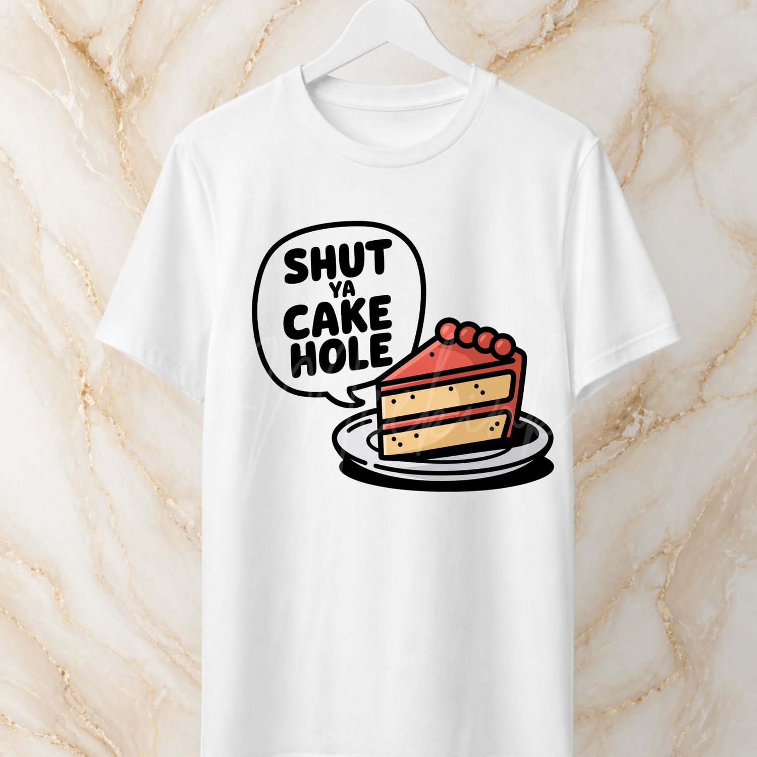 Cake Hole 15cm DTF PRINT