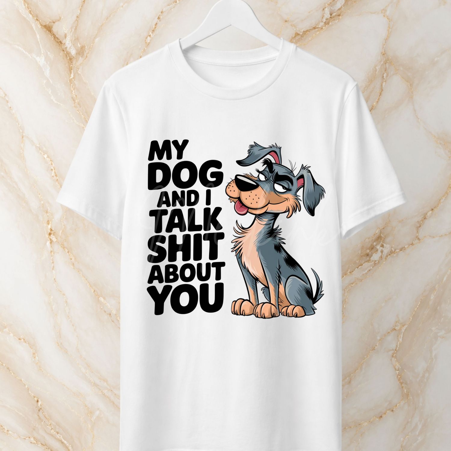 My Dog &amp; I 15cm DTF PRINT