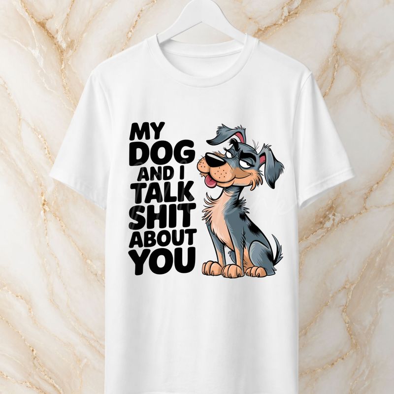 My Dog &amp; I 15cm DTF PRINT