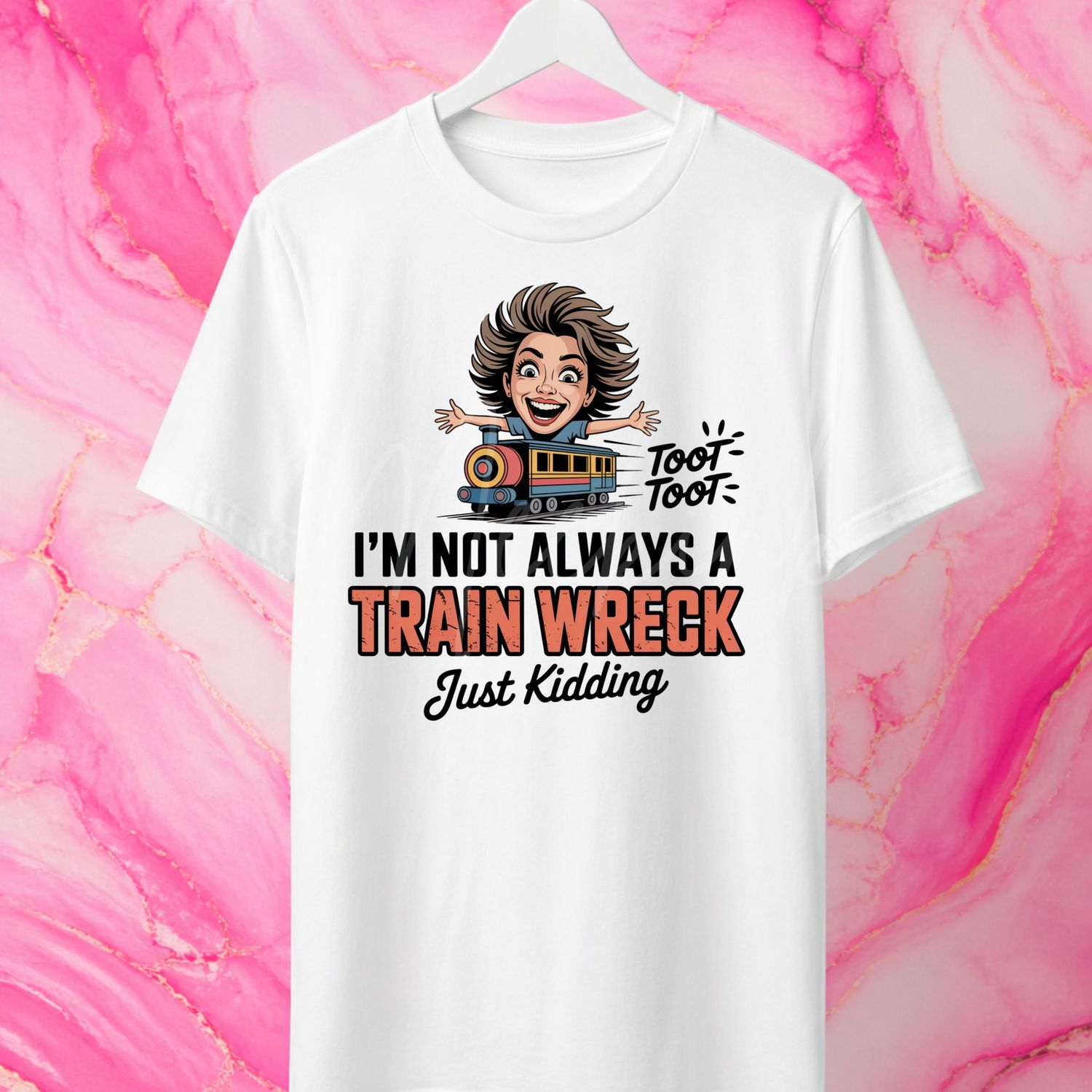 Train Wreck 15cm DTF PRINT