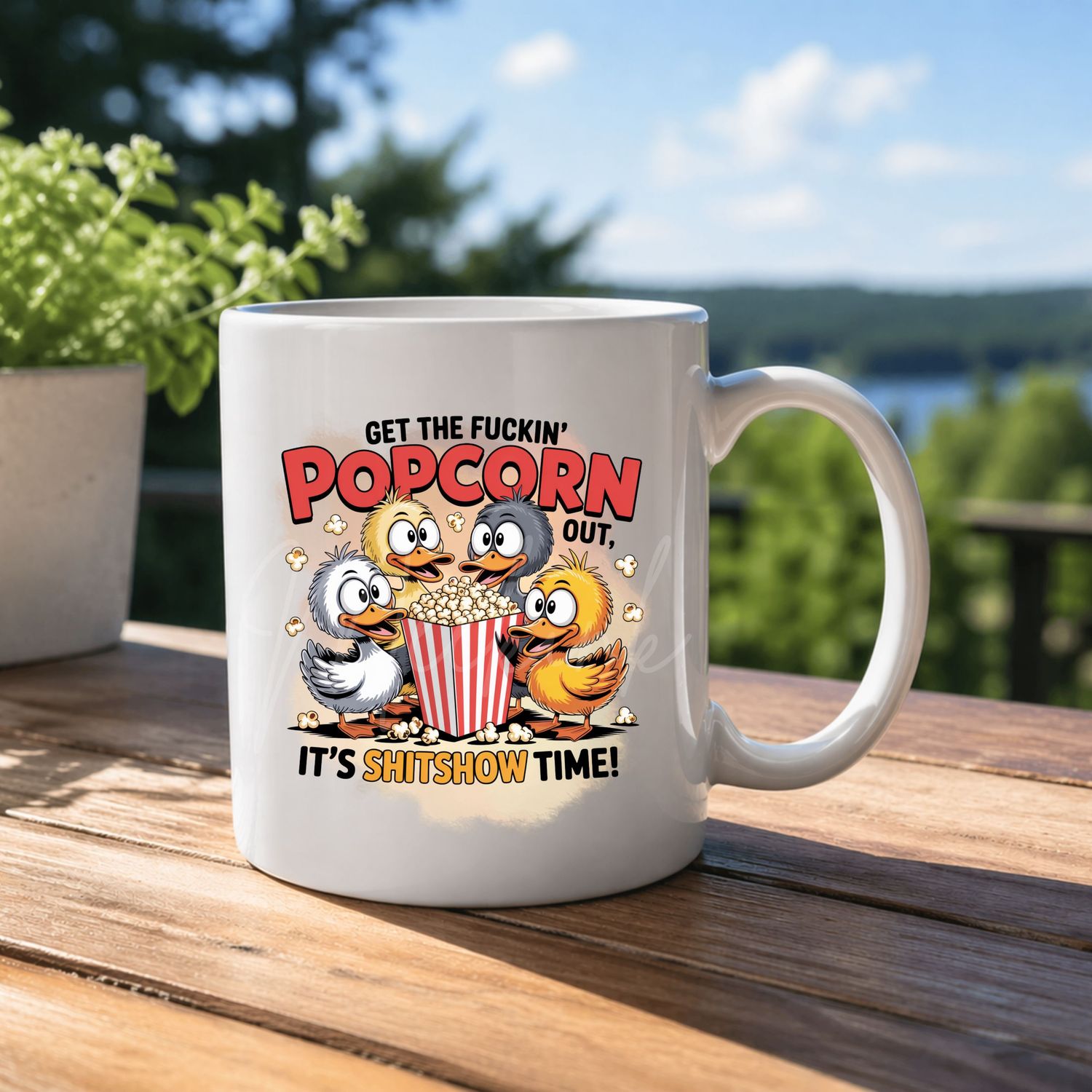 Popcorn 8cm UVDTF Decal