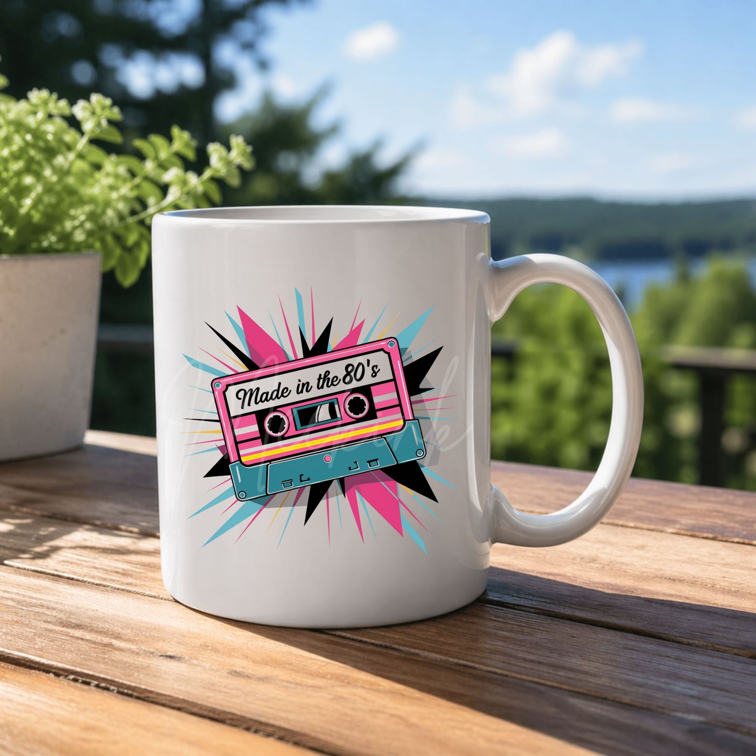 80's Design 7 8cm UVDTF Decal