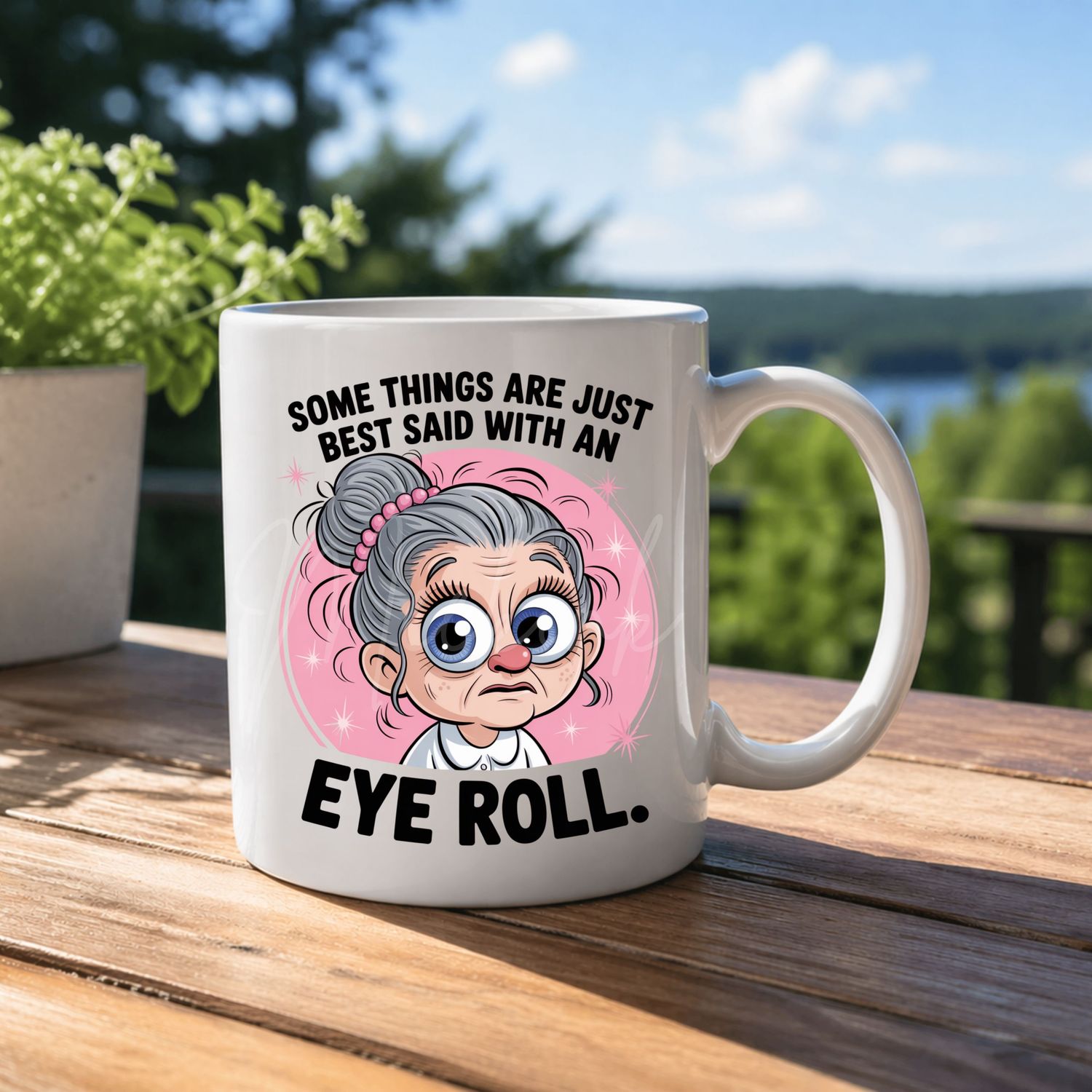 Eye Roll 8cm UVDTF Decal