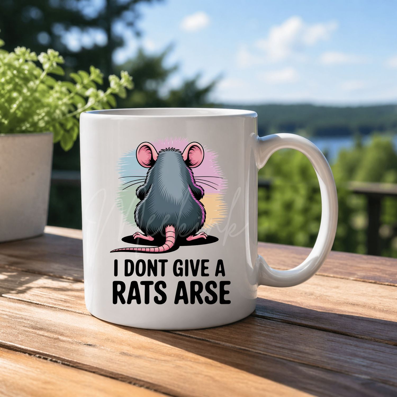 Rat's Ass 8cm UVDTF Decal