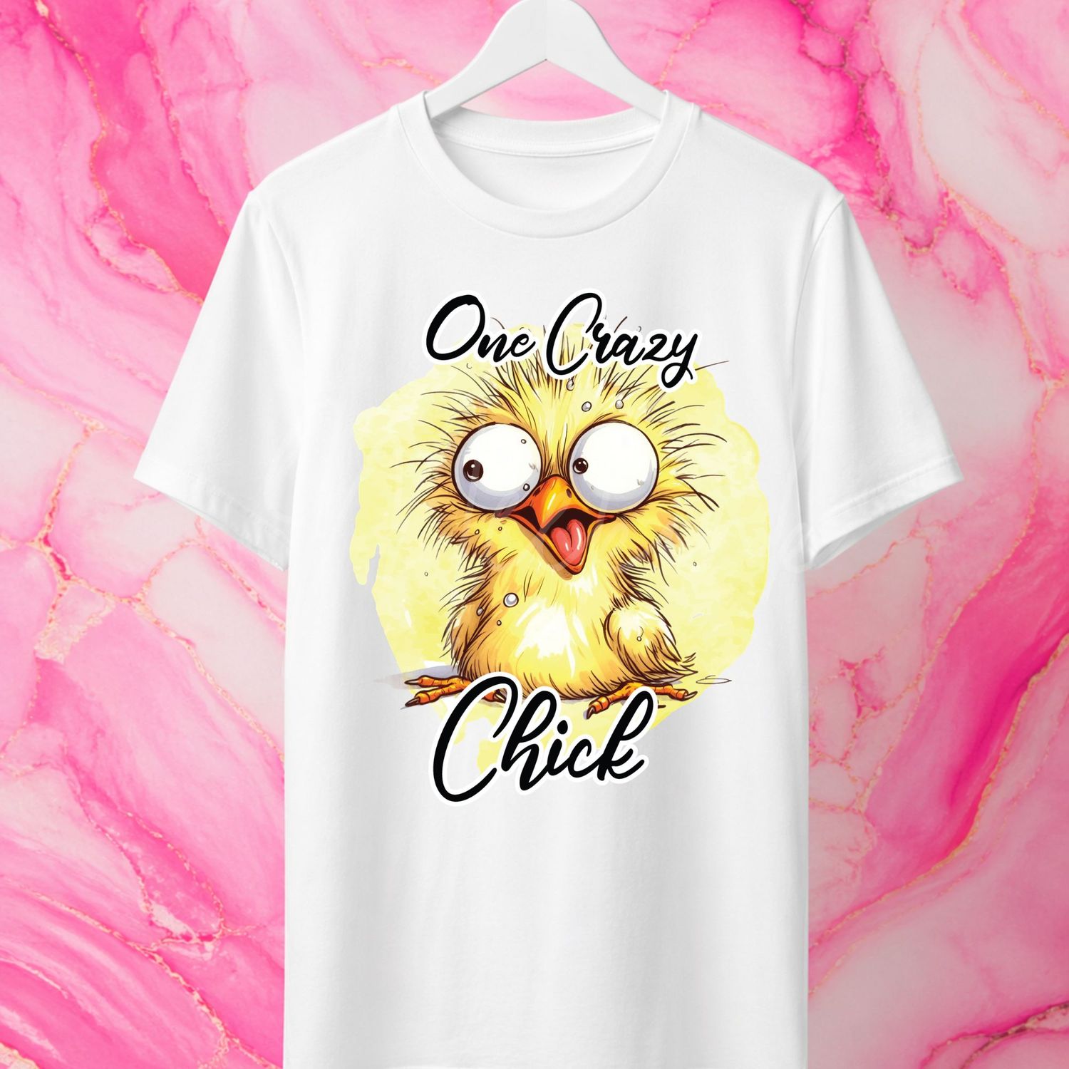Crazy Chick 15cm DTF PRINT