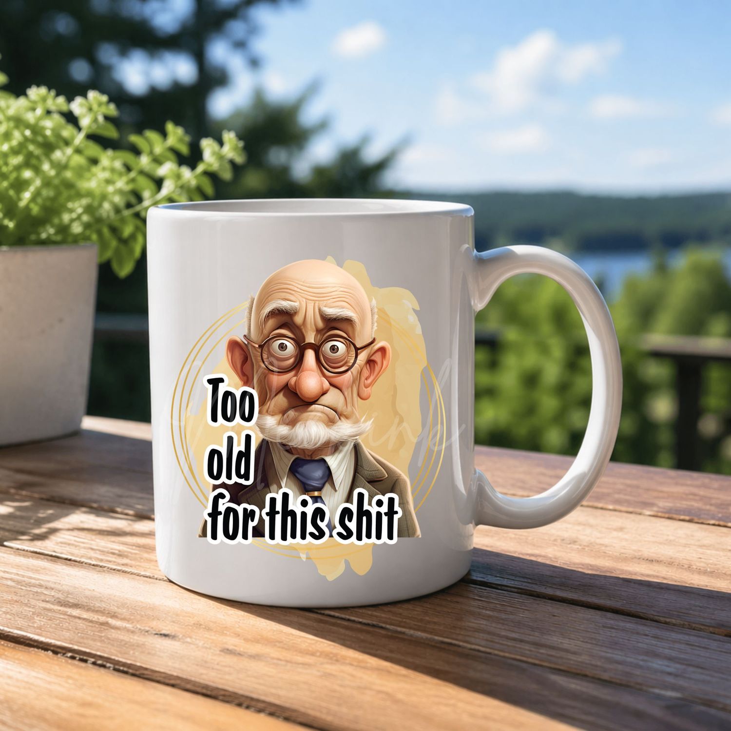 Too Old 8cm UVDTF Decal