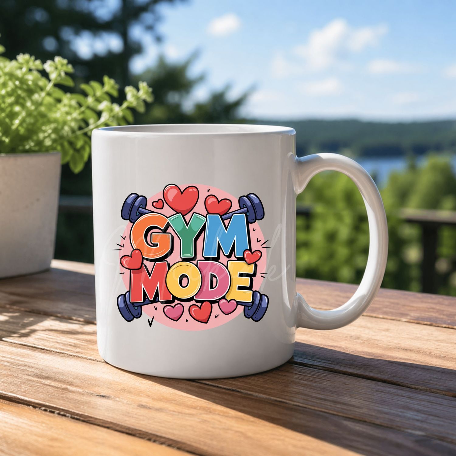 Gym Mode 8cm UVDTF Decal