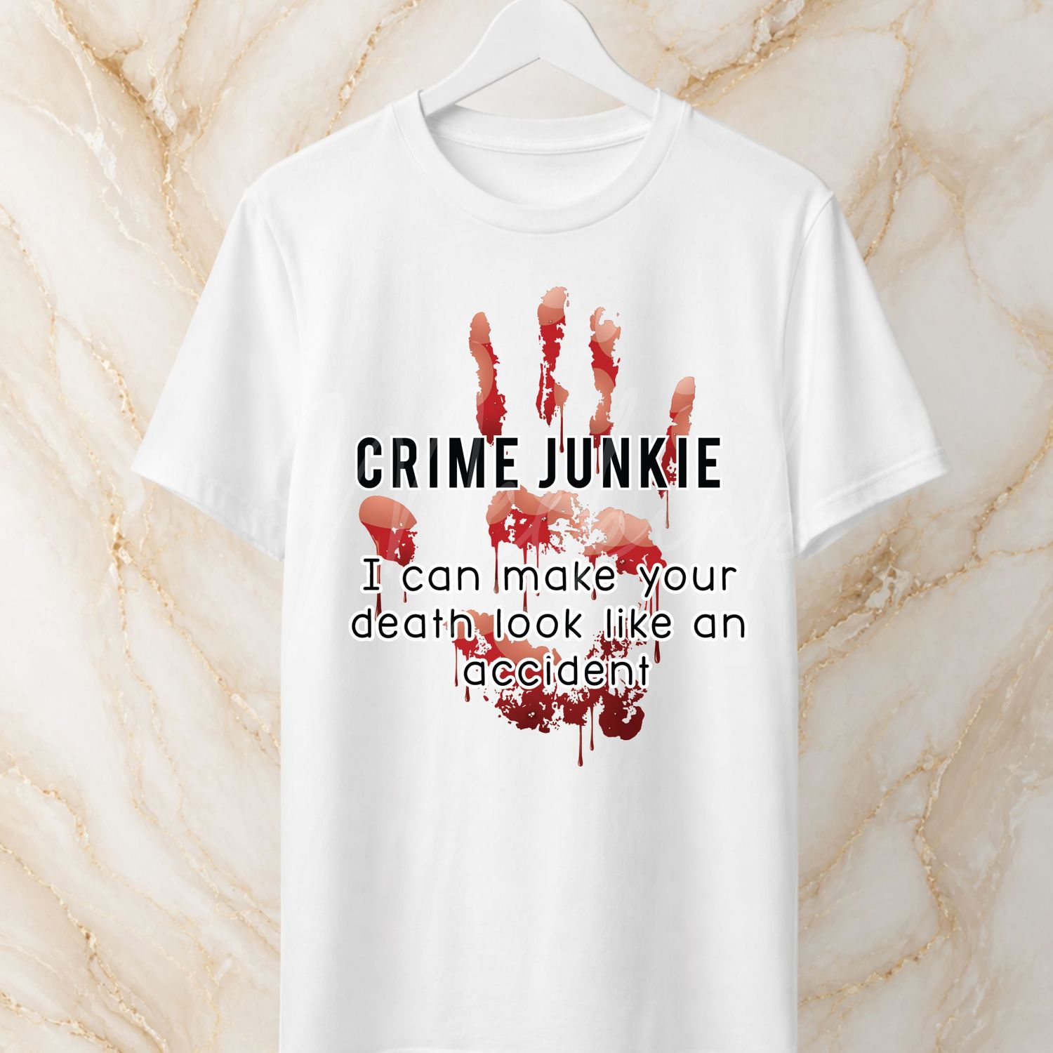 Crime Junkie 15cm DTF PRINT