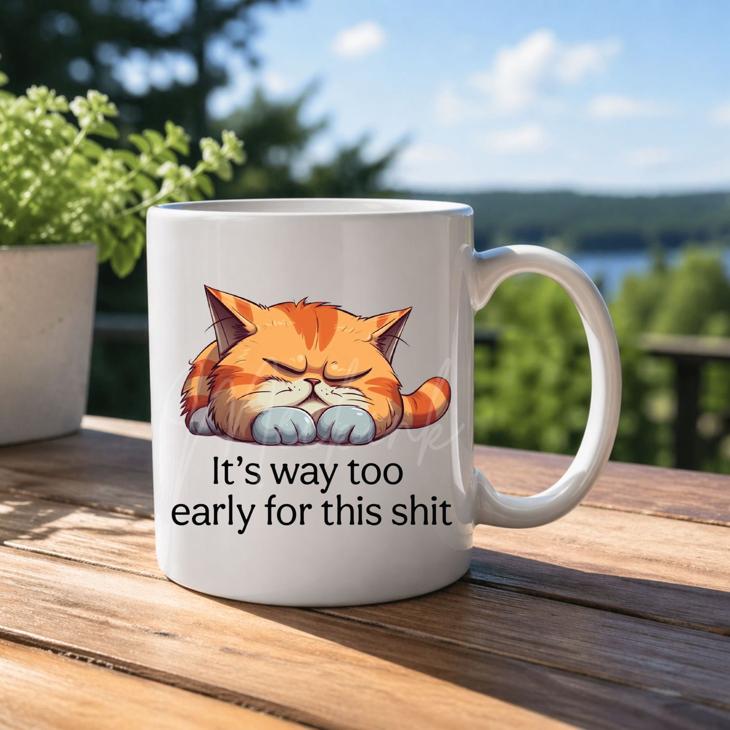 Too Early 8cm UVDTF Decal