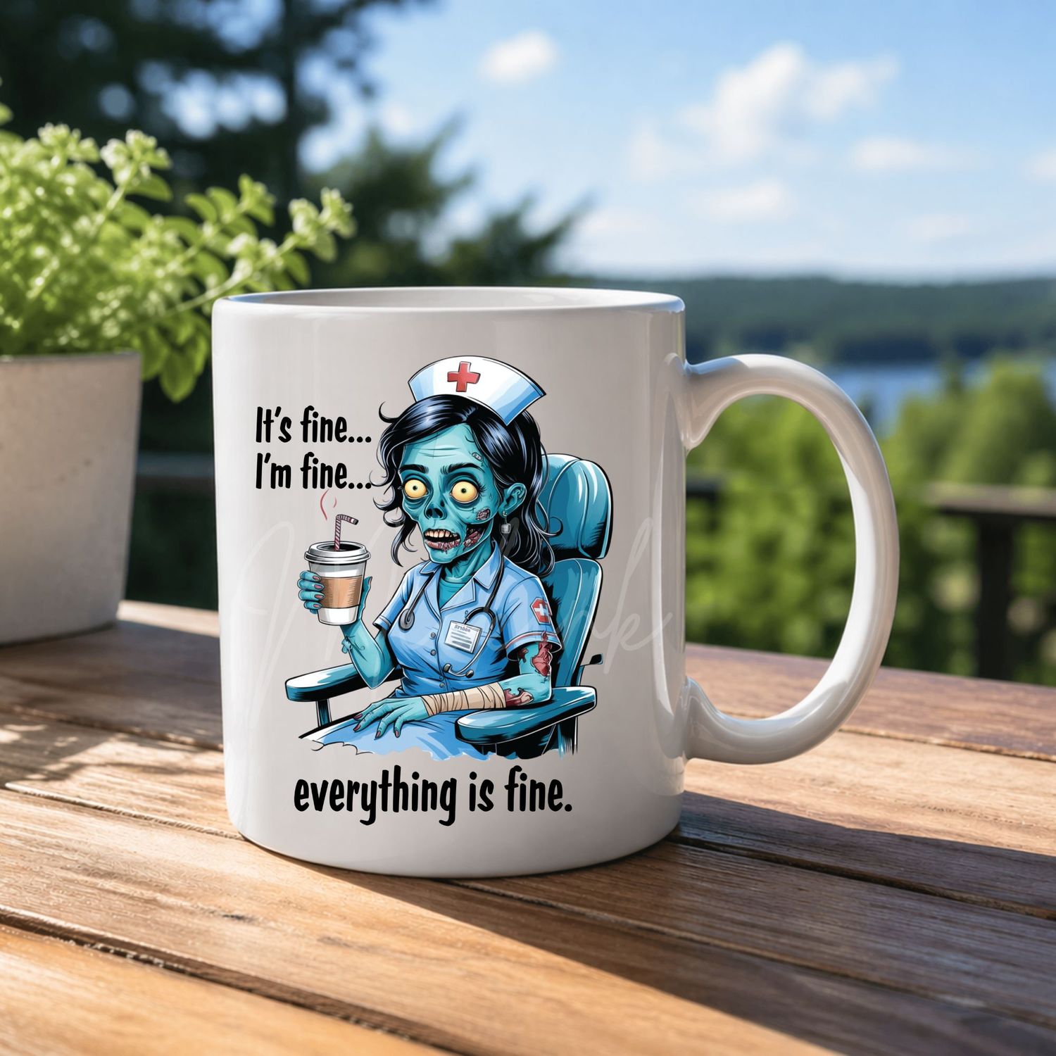 Everything Is Fine 8cm UVDTF Decal