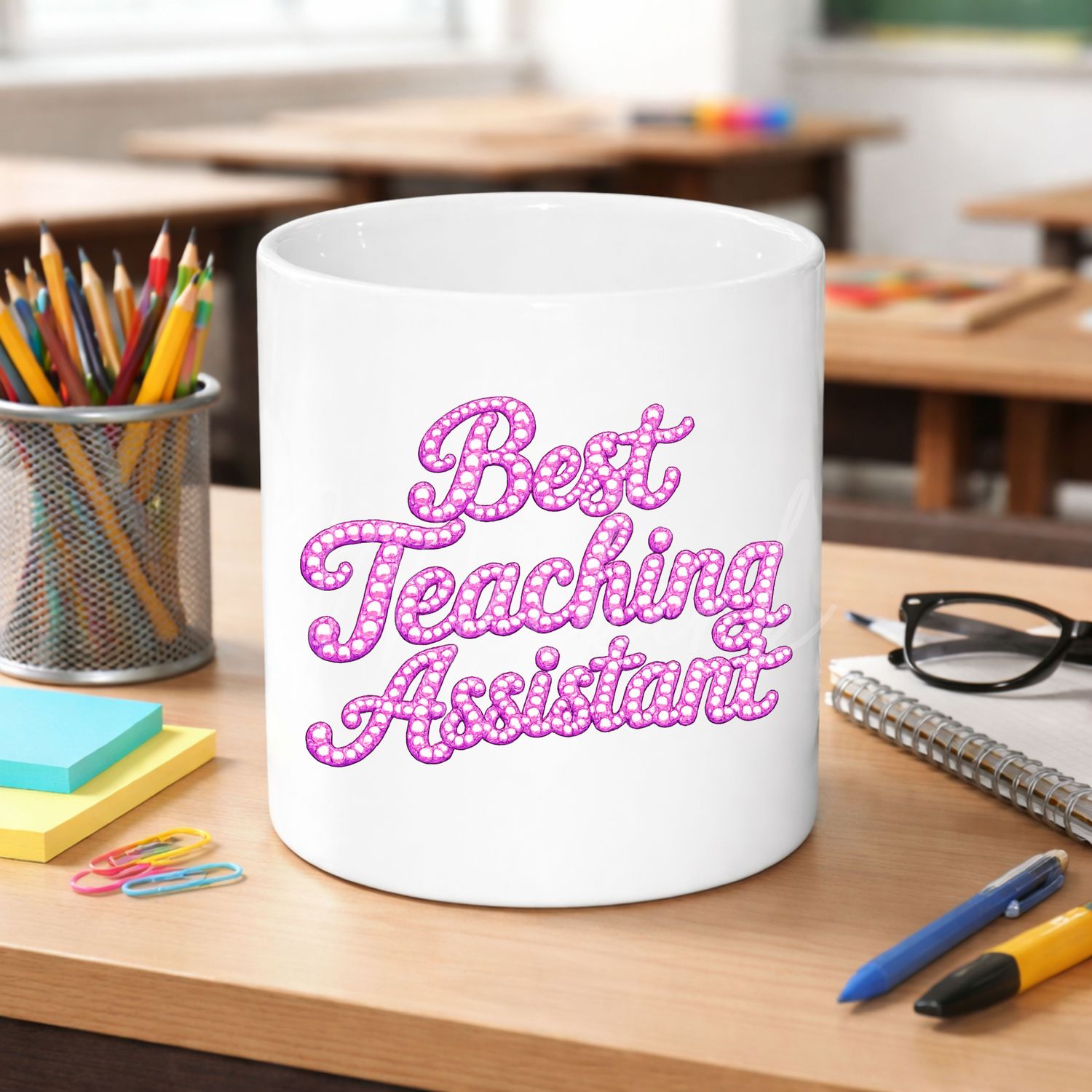 Best Teaching Assistant Teacher DTF or UVDTF Decal