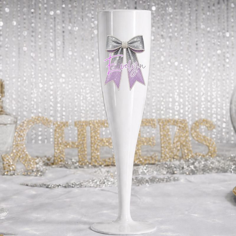 Ombre Purple Pearls &amp; Sparkles DTF or UVDTF Decal