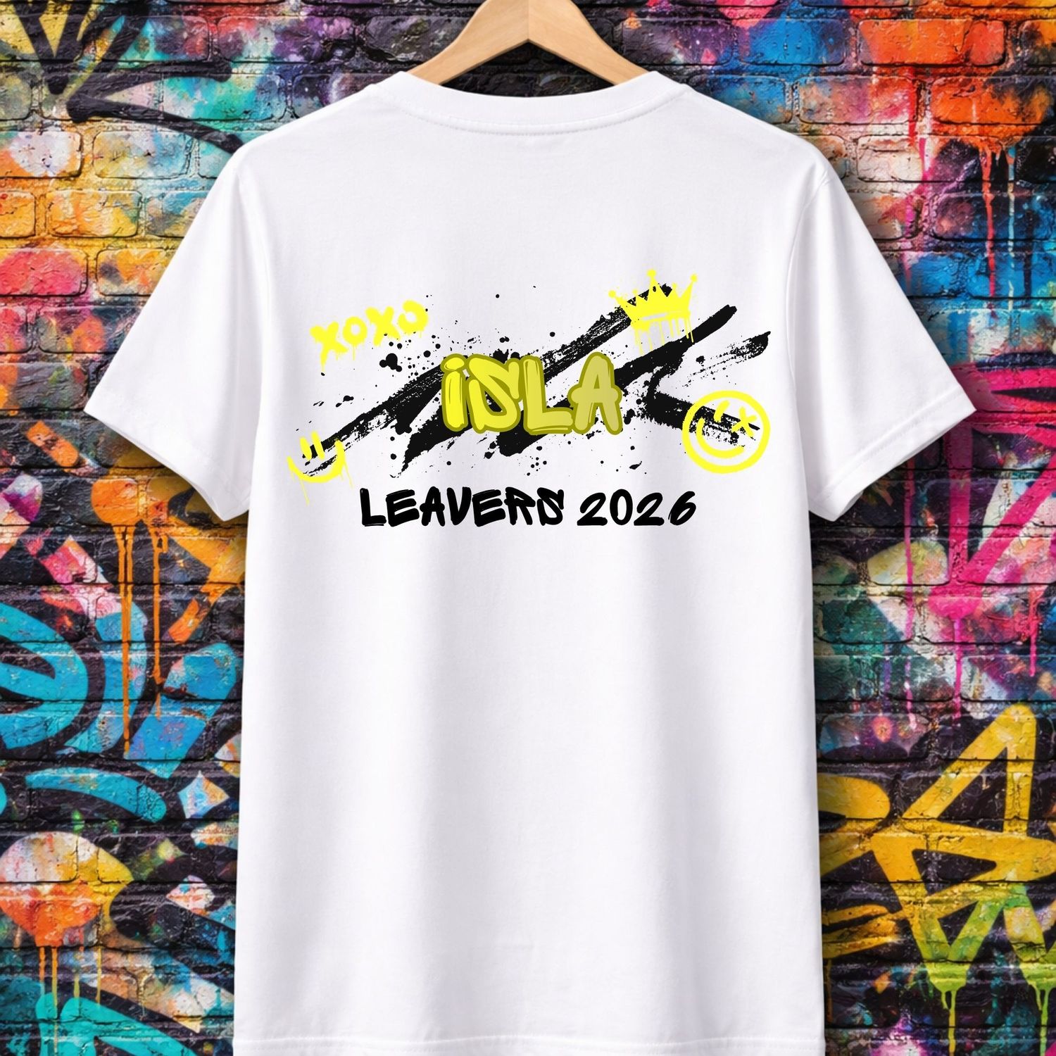 Duo Tone Yellow 2026 School Leavers DTF