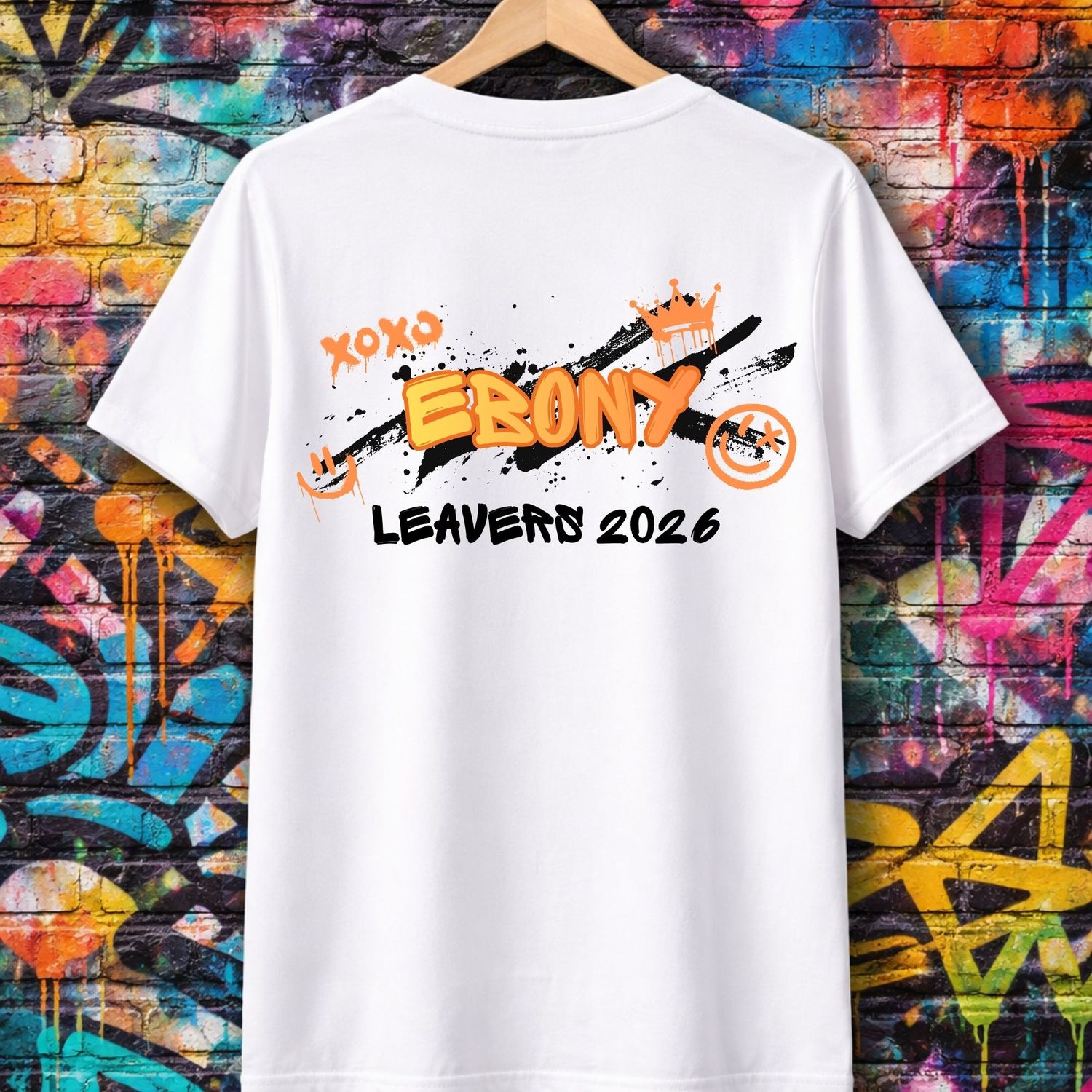 Duo Tone Orange 2026 School Leavers DTF