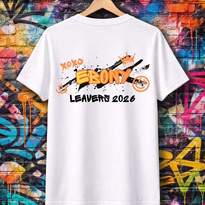 Duo Tone Orange 2026 School Leavers DTF Duo Tone Orange 2026 School Leavers DTF