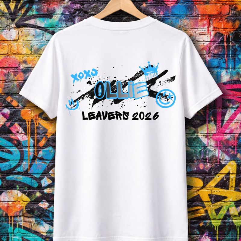 Duo Tone Blue 2026 School Leavers DTF Duo Tone Blue 2026 School Leavers DTF