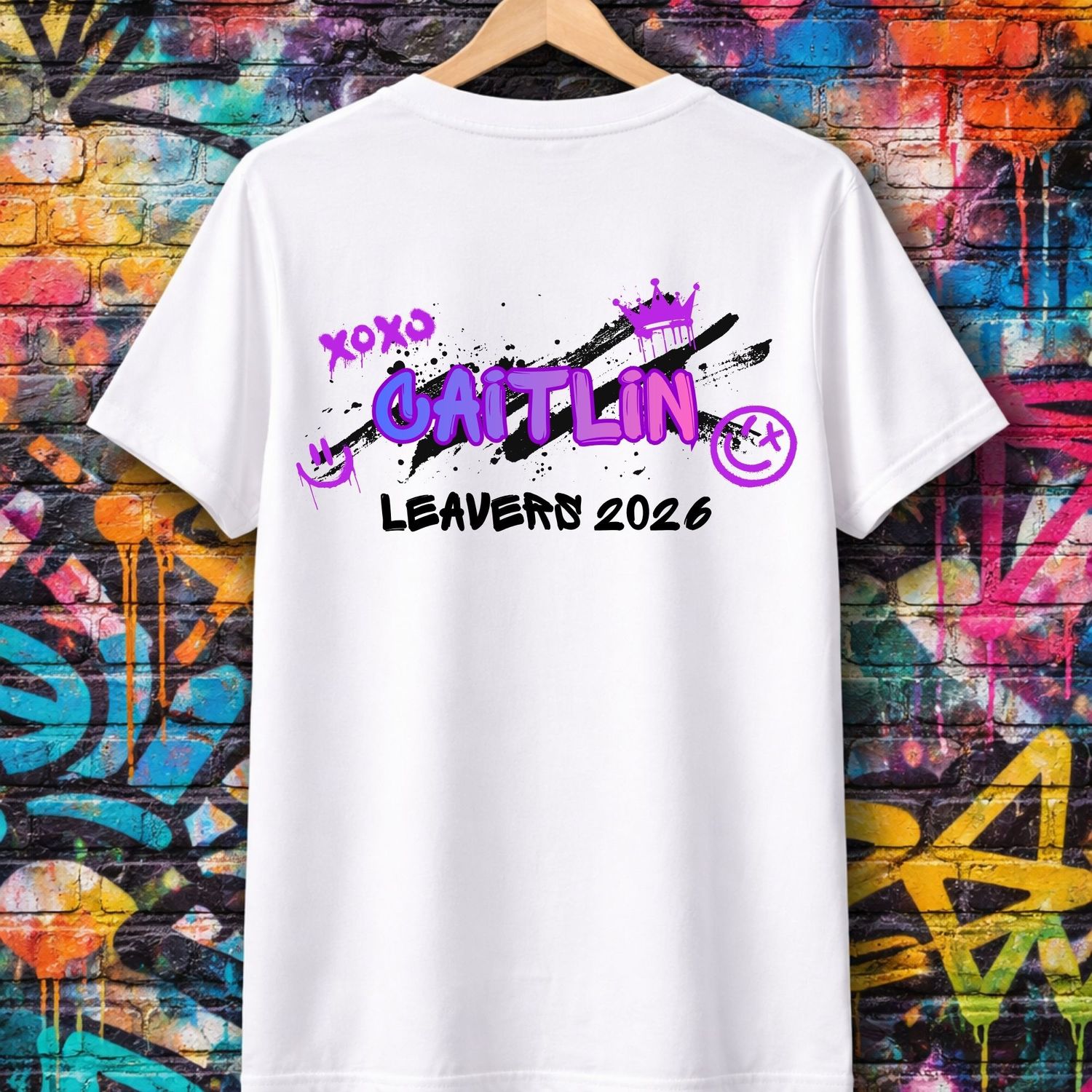 Duo Tone Purple &amp; Pink 2026 School Leavers DTF