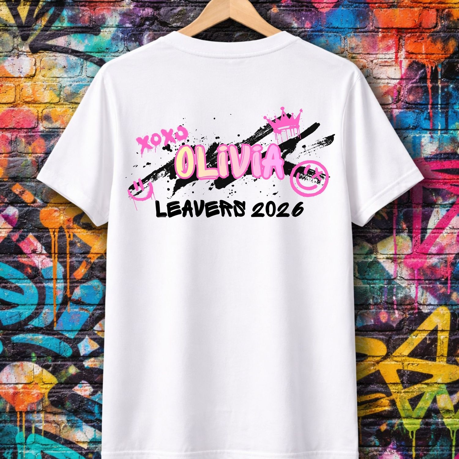 Duo Tone Pink 2026 School Leavers DTF