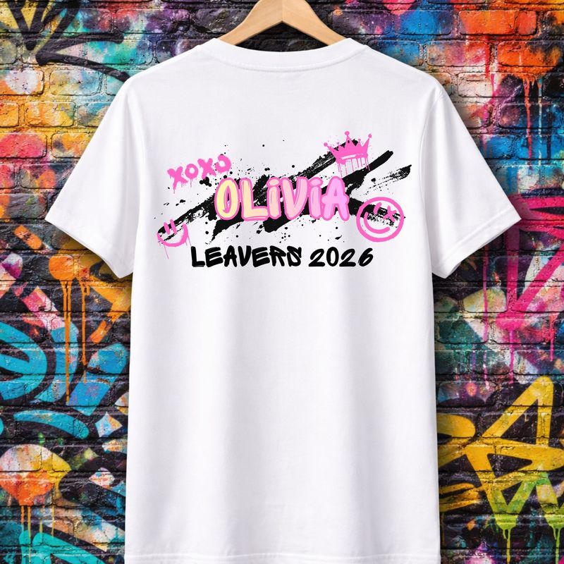 Duo Tone Pink 2026 School Leavers DTF Duo Tone Pink 2026 School Leavers DTF