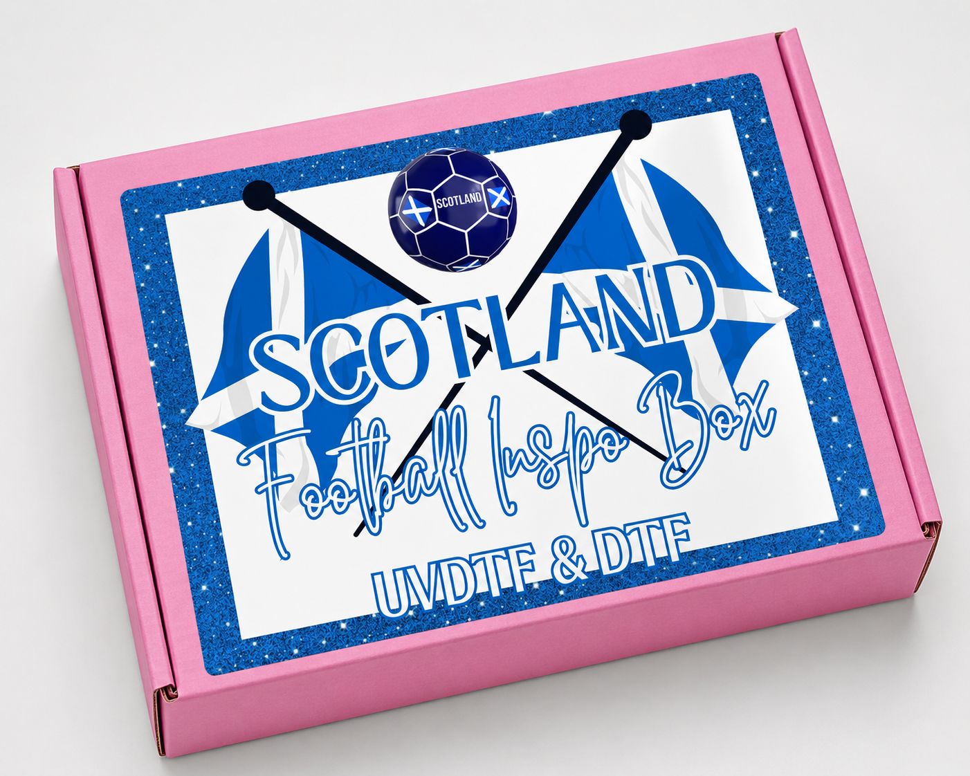 SCOTLAND FOOTBALL INSPO Box Mixed Box Of UVDTF-DTF-PRINTS
