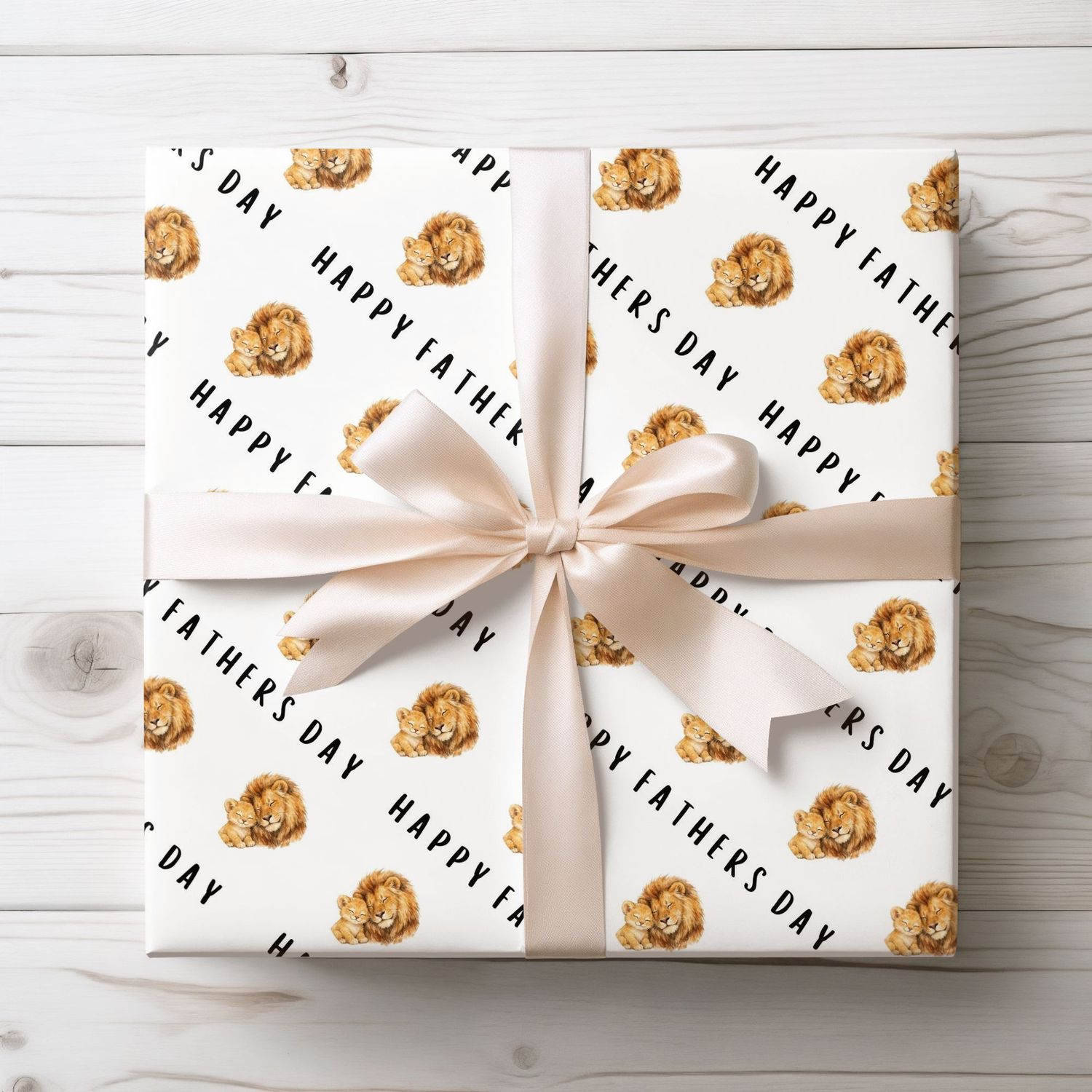 Lion's Fathers Day Wrap
