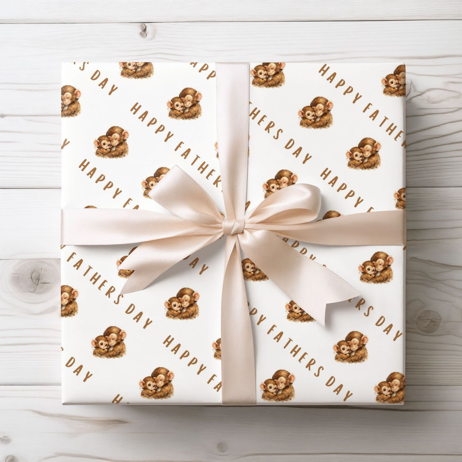 Little Monkeys Fathers Day Wrap
