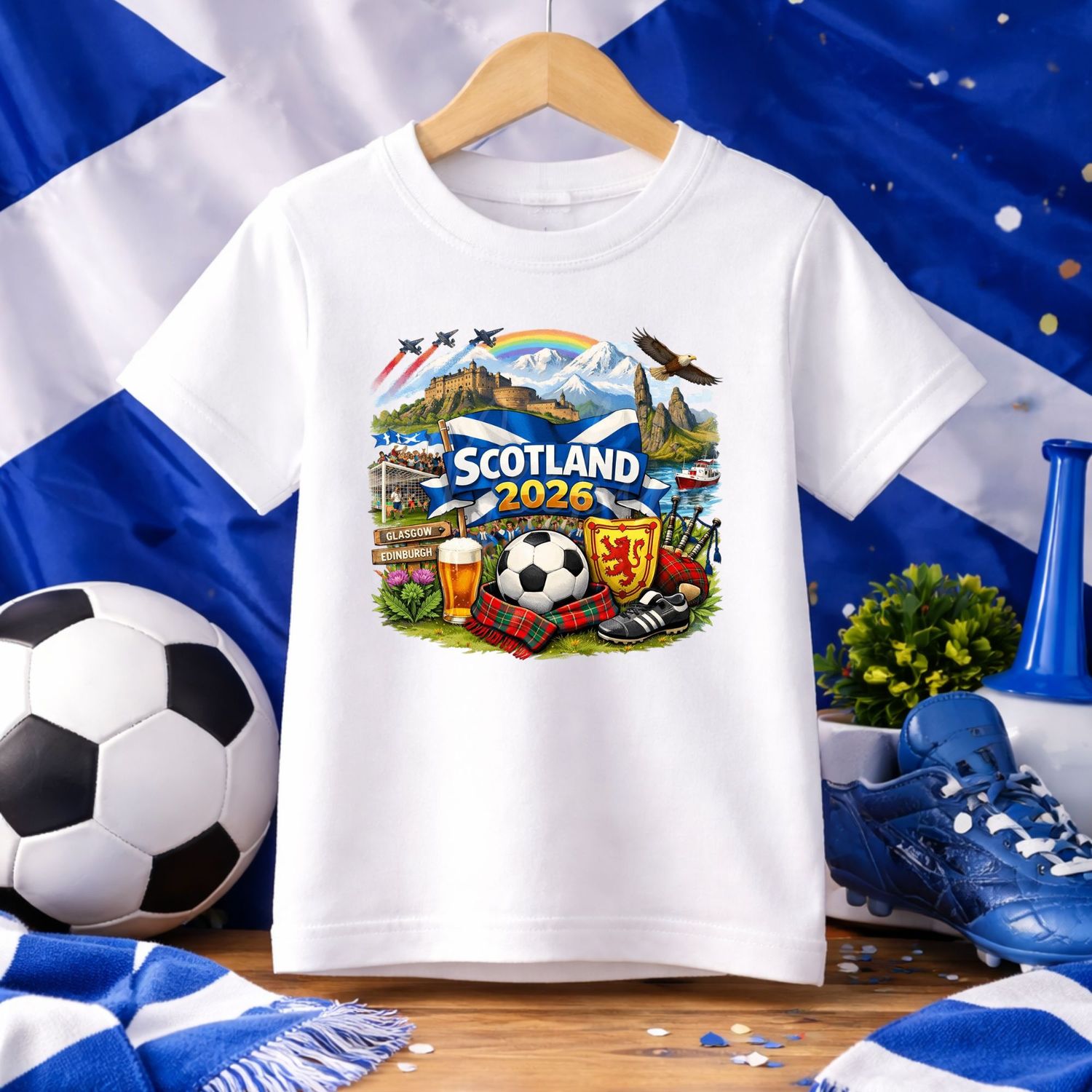 Scotland Football Scene DTF or UVDTF Decal