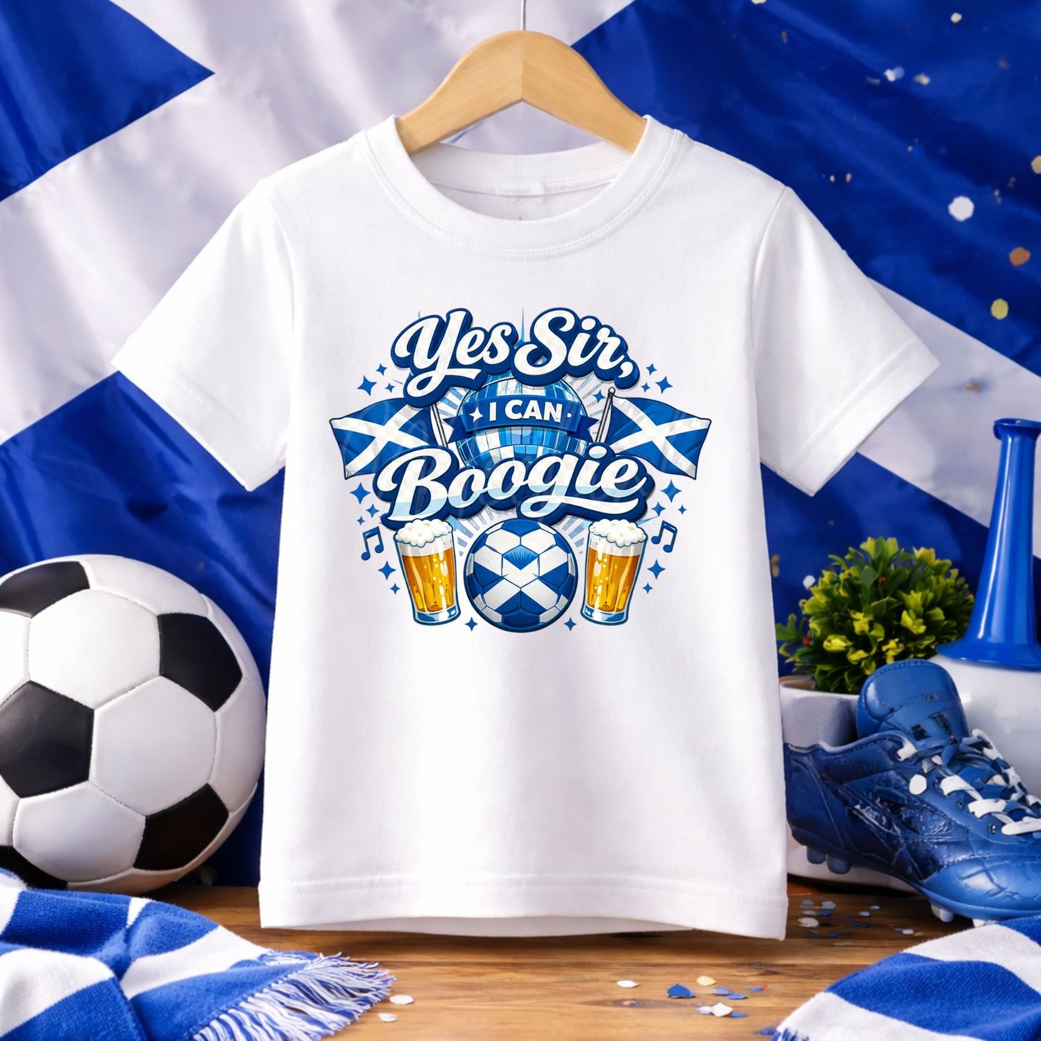 Scotland Boogie Football DTF or UVDTF Decal