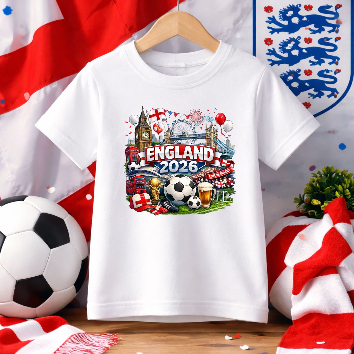 England Football Scene DTF or UVDTF Decal
