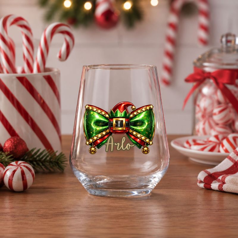 Elfie Personalised Dicky Bow DTF or UVDTF Decal