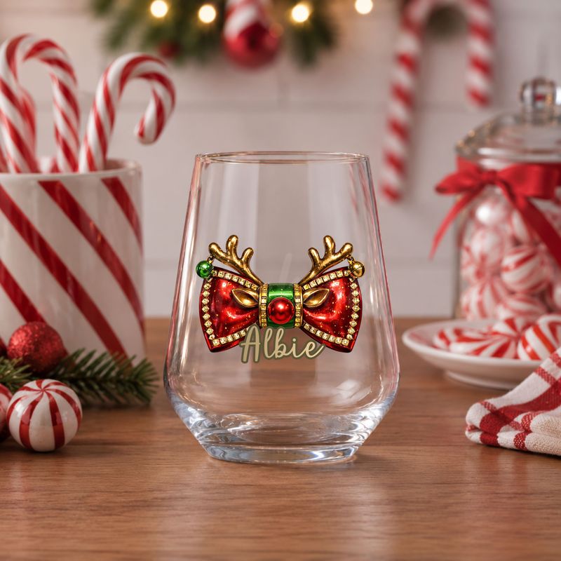 Antler Personalised Dicky Bow DTF or UVDTF Decal