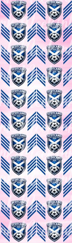 22 X 15cm Scotland Metre Sheet DTF Decals