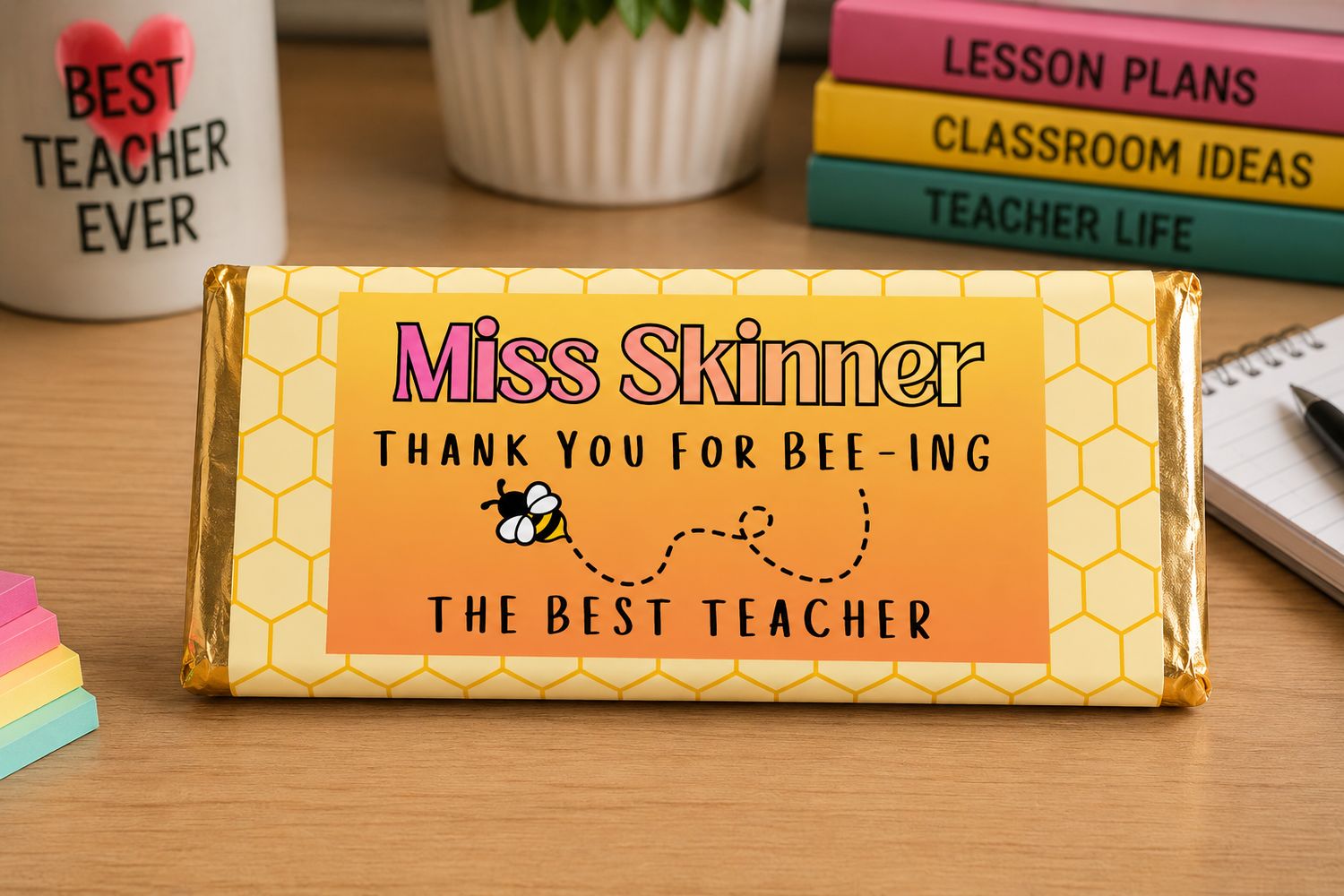 Personalised Teacher Thank You For Being Chocolate Bar Wrapper