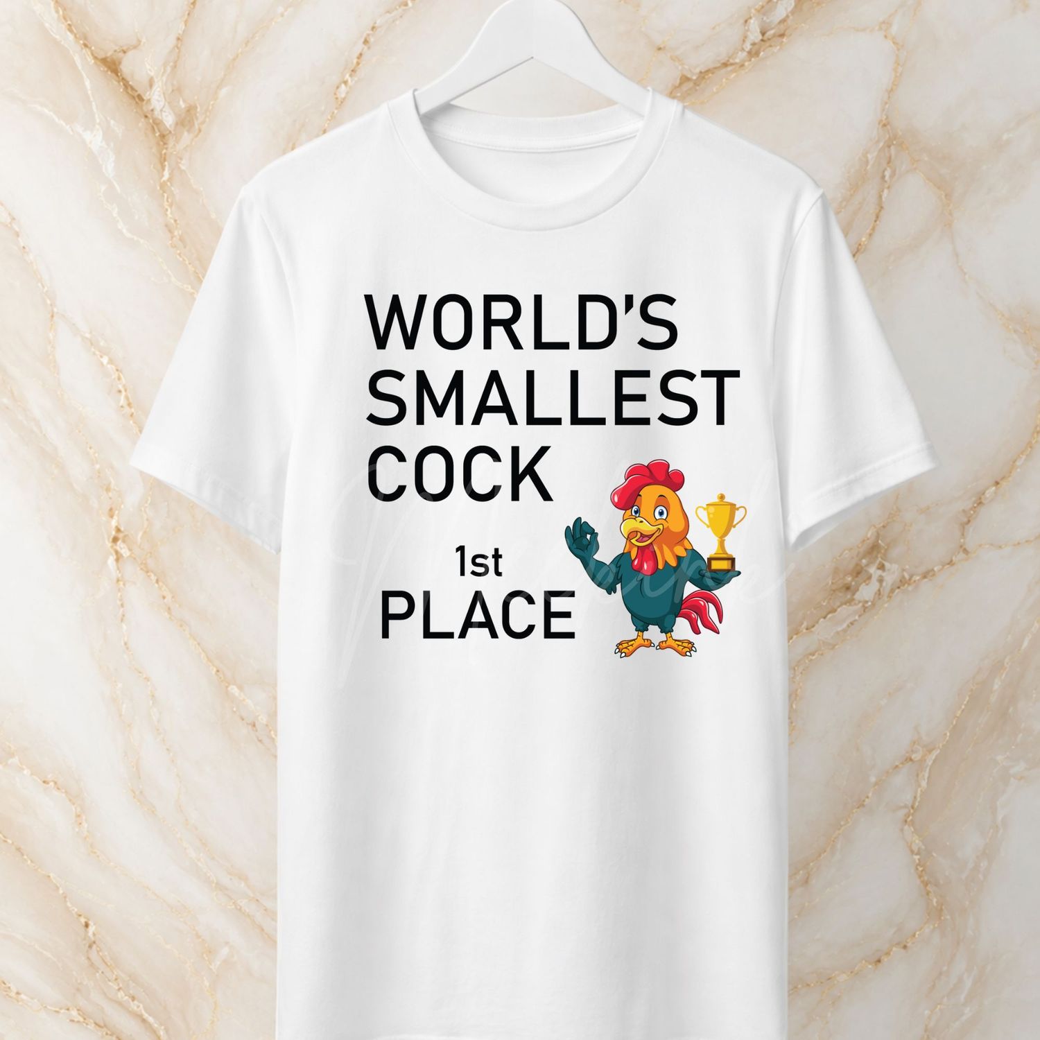 Smallest Cock 8cm UVDTF Decal