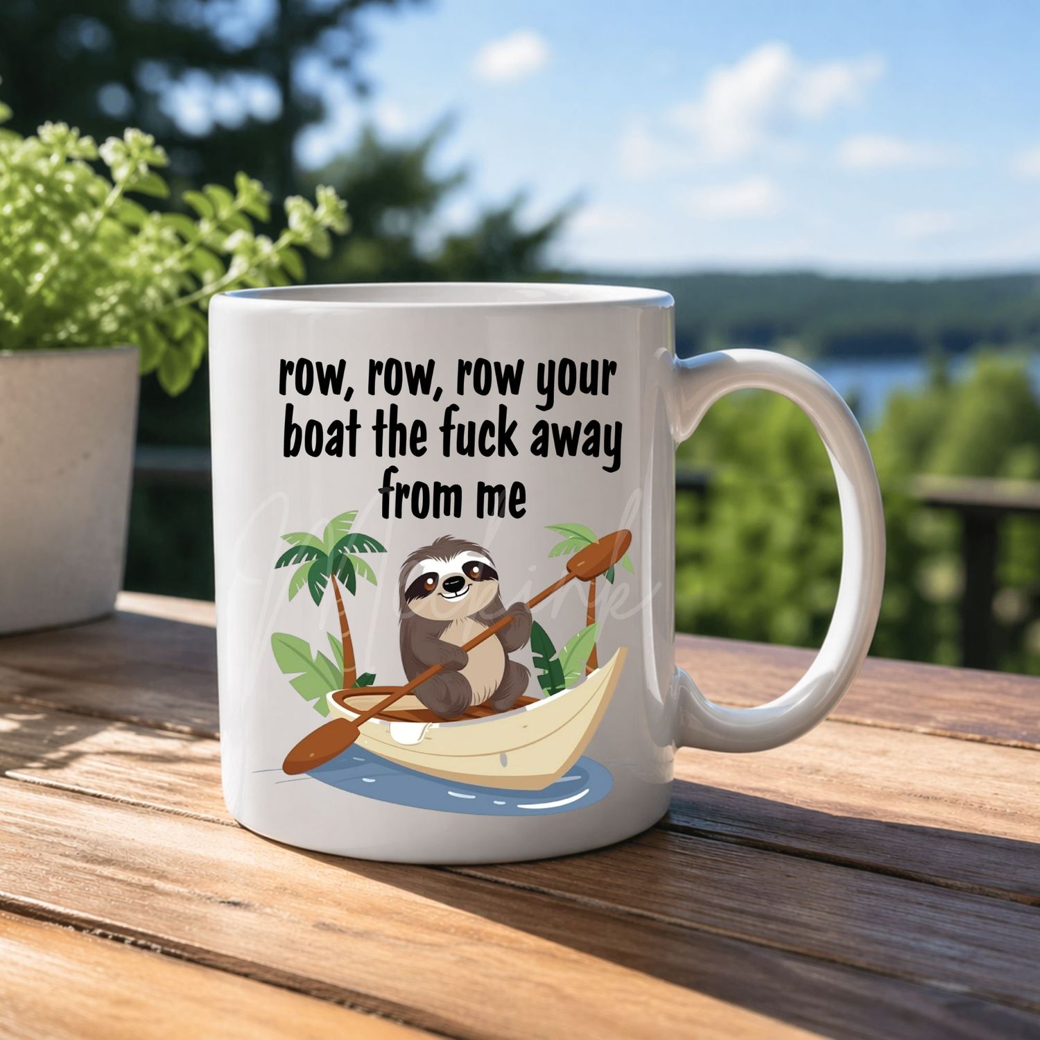 Row Row Row Your Boat 8cm UVDTF Decal