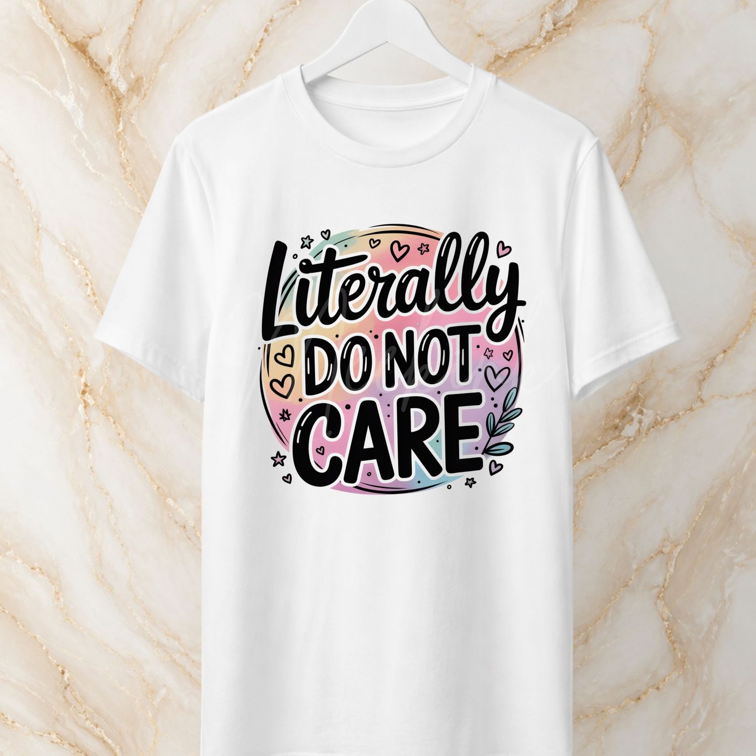Literally Do Not Care 8cm UVDTF Decal
