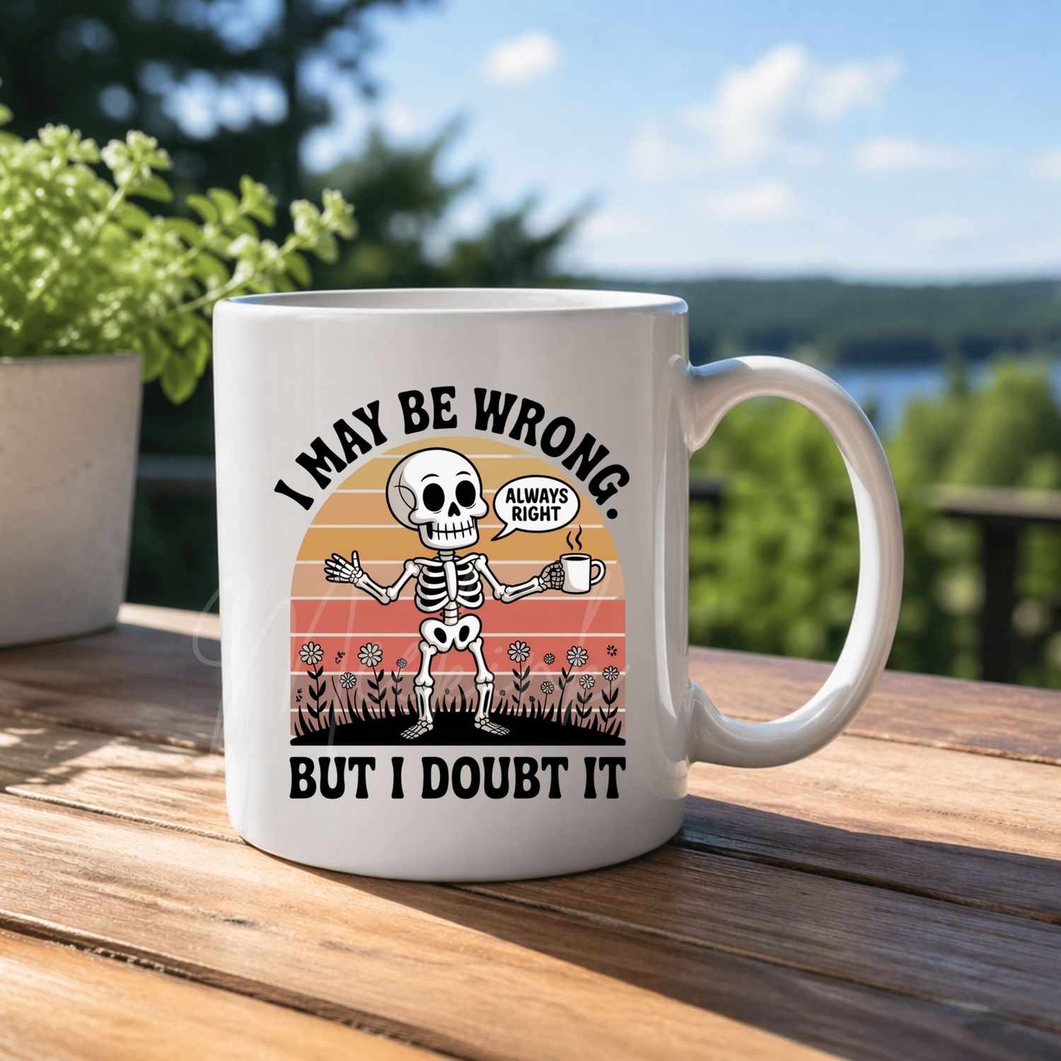 I May Be Wrong 8cm UVDTF Decal