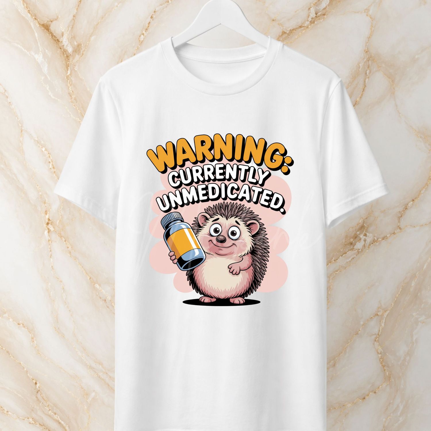 Unmedicated 8cm UVDTF Decal