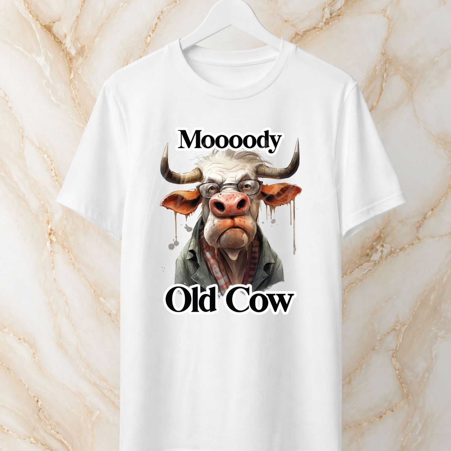 Old Cow 8cm UVDTF Decal