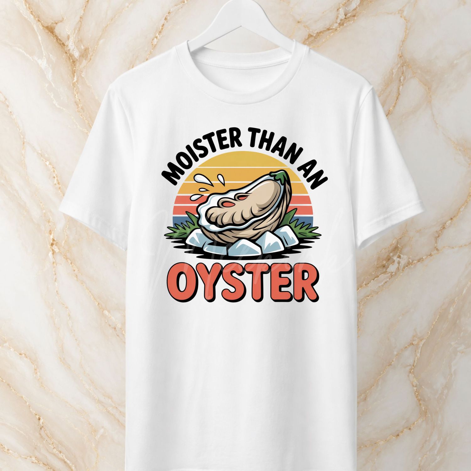 Oyster 8cm UVDTF Decal