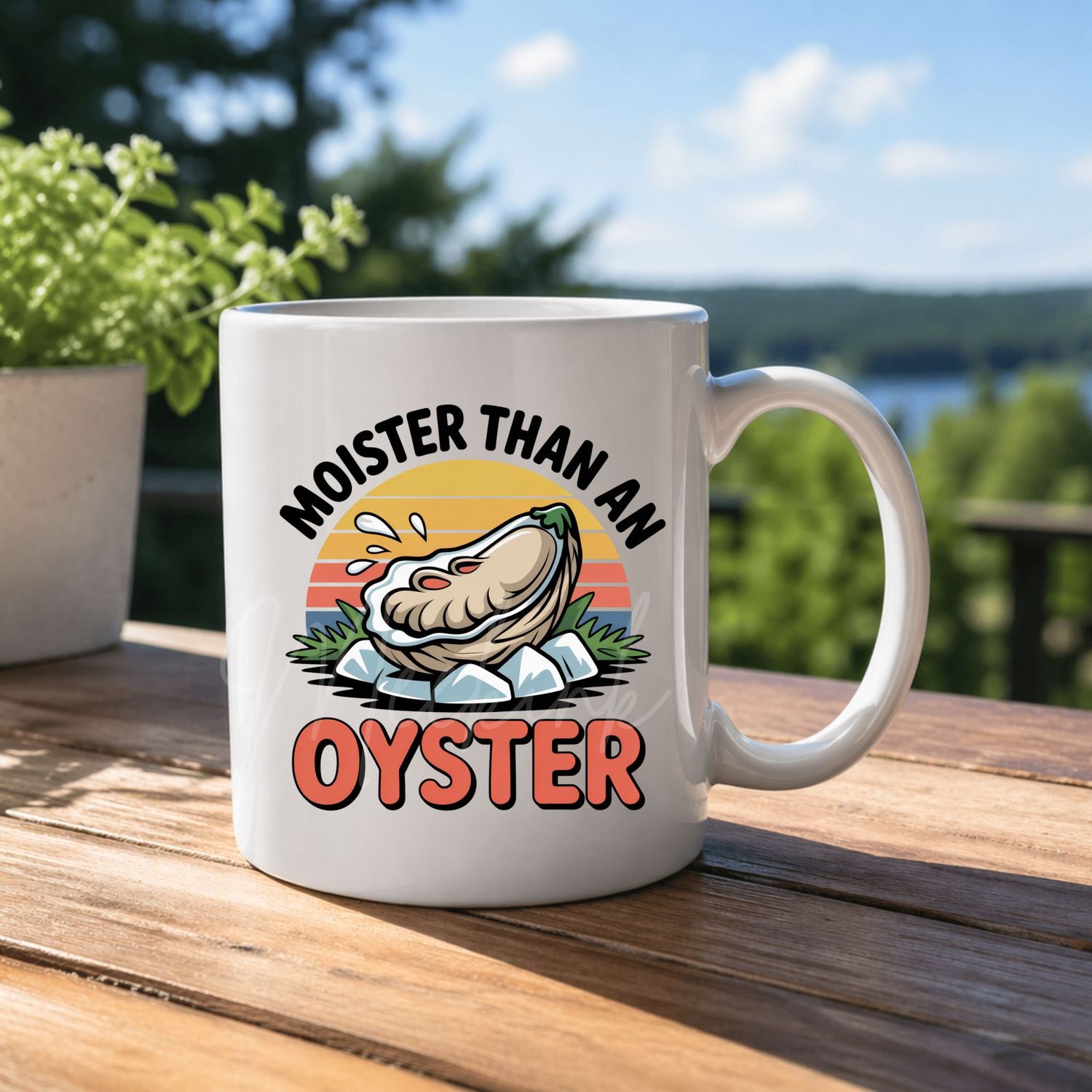 Oyster 8cm UVDTF Decal