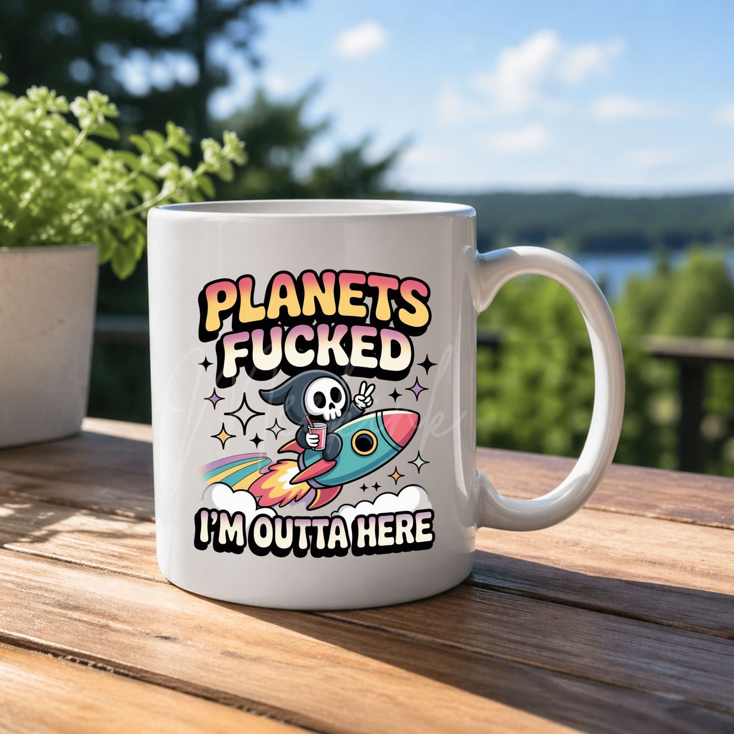 Planet's Fu*ked 8cm UVDTF Decal