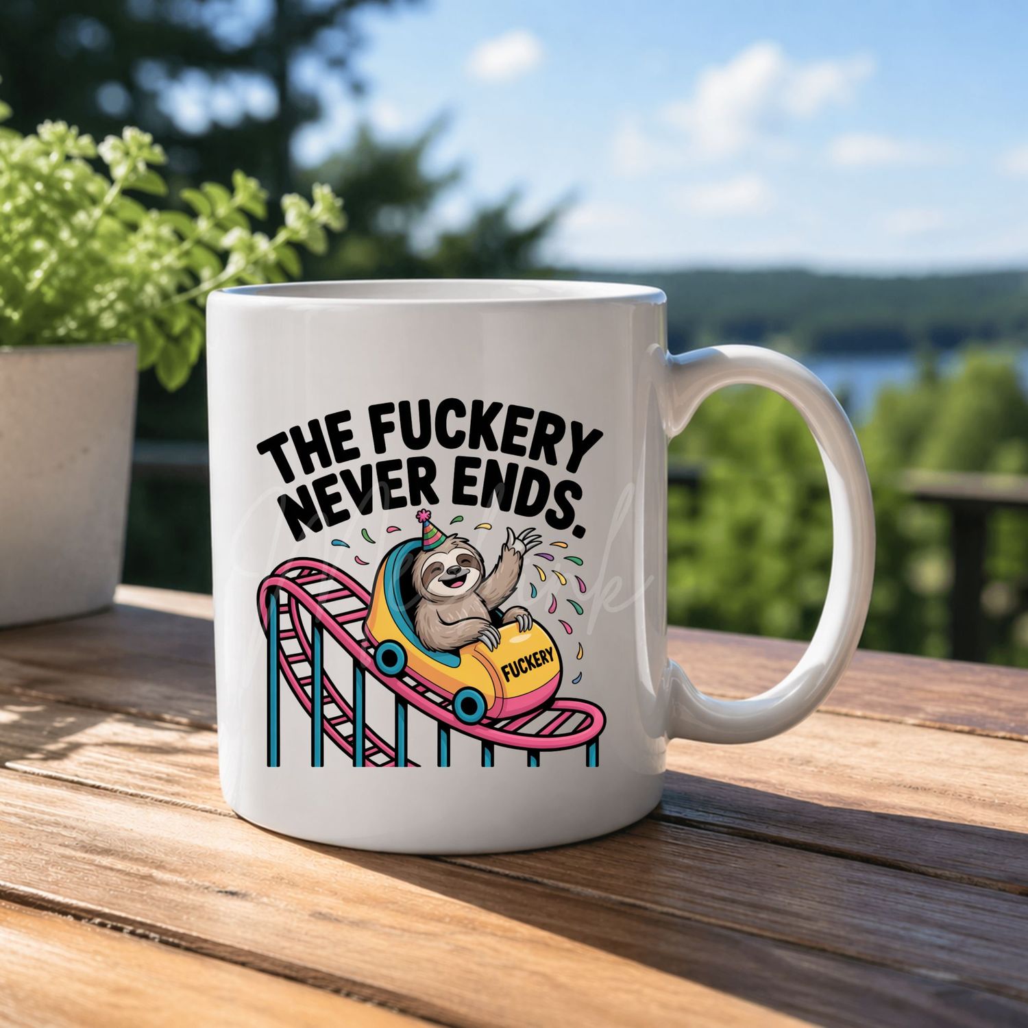 Fuc*ery Never Ends 8cm UVDTF Decal
